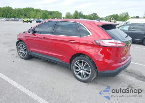 2021 Ford Edge Titanium from USA, damaged, VIN 2FMPK4K91MBA16896